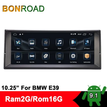 

Bonroad 10.25'' Android 9.1 Full Touch Car Video Player For BMW E39 X5 M5 E53 E38 with CANBUS Radio Rds GPS Navigation(NO DVD)