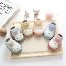 Детские носки для малышей, обувь с мягкой подошвой, Нескользящие Детские короткие носки для малышей, обувь, детские носки для ног, повседневная обувь для новорожденного