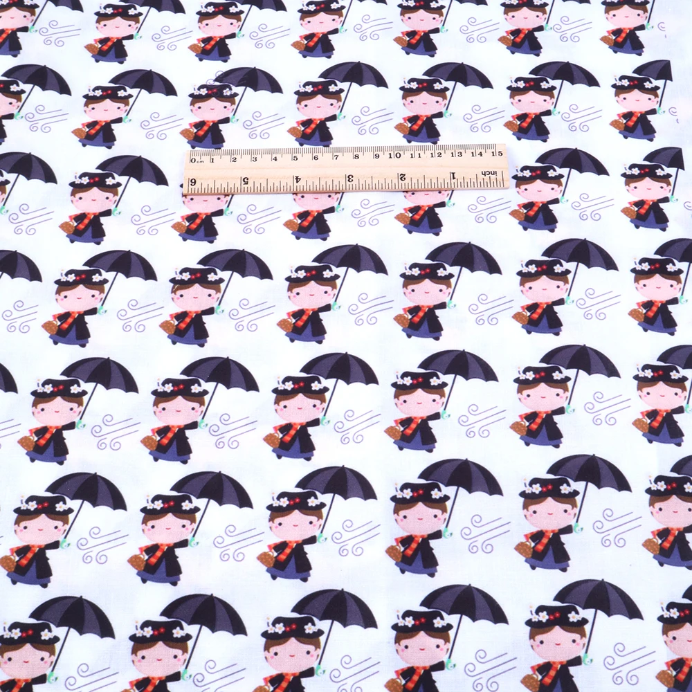 50*145 см милые узоры теплопередача Печатный полиэстер хлопок ткань, DIY ручной работы материалы для изготовления рукоделия, 1Yc8673 - Цвет: 1057875001