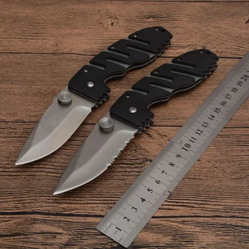 

NEW Folding 8cr13 blade all steel handle pocket camping Knife camping hunting outdoor Tactical Survival knives EDC tools