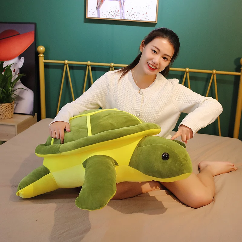 Cute Ocean Sea Turtle Plush Turtle Toy Stuffed Animal Doll Cushion Pillow Kids - 55Cm