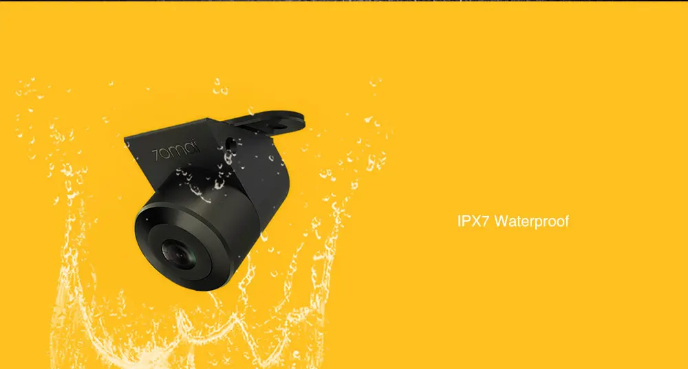 Xiaomi 70mai Car Backup Camera 720P Night Vision IPX7 Waterproof Vehicle Reversing Rear Camera  