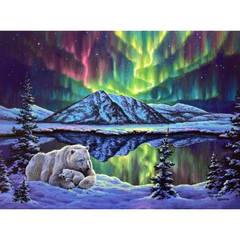 Набор для рисования по номерам 40x50 см масляная краска сделай сам без рамки