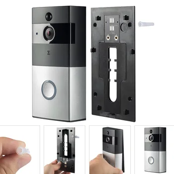 

New Wire-free WiFi Video Doorbell With 8G TF Card 720P HD PIR Motion Detection Alerts Night Vision HD Camera UK Plug New