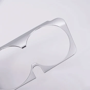

Water bottle Cup Holder trim Sticker For Mercedes Benz C E GLC Class W205 W213 Aluminum Alloy Rustproof Durable