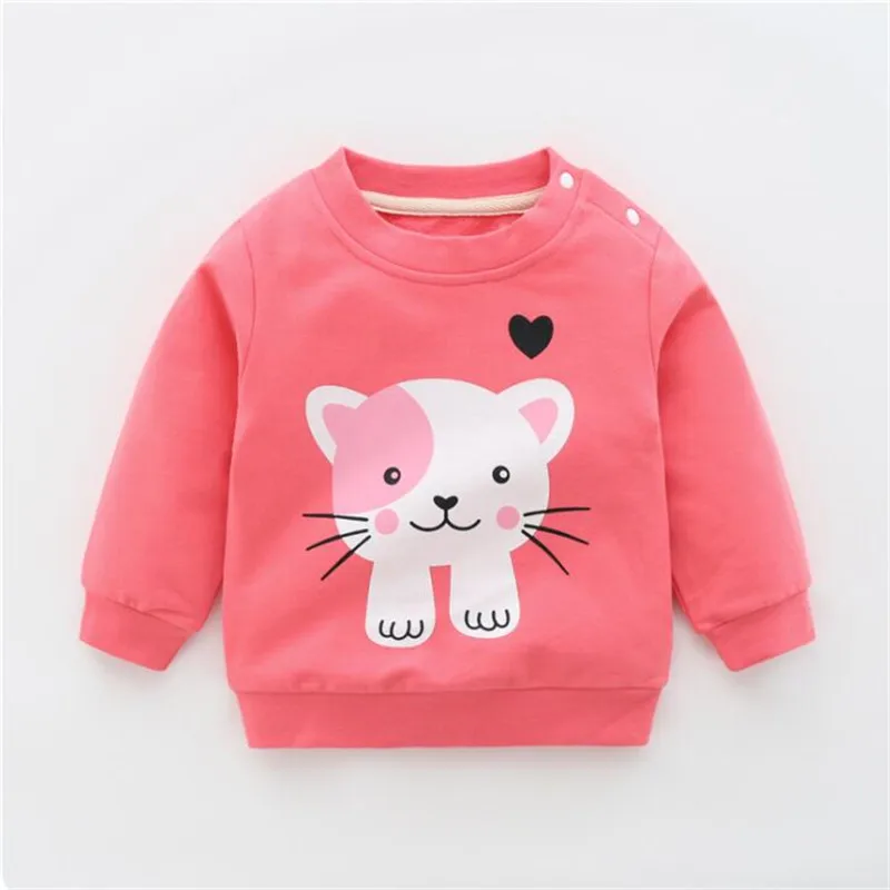 Cartoon Unicorn Print Boys Girls Sweatshirts for Kids Clothes Autumn Animals Children Clothing Kids Boys Christmas Costume