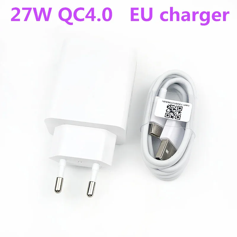 

Quick EU charger Type/USB C QC 4.0 cable 27W charging for Xiaomi Mi9 Mi9T 9se Mi8 Redmi K20 Pro Note 8 7 6 5 Mix 3 Mix2S A2 Max