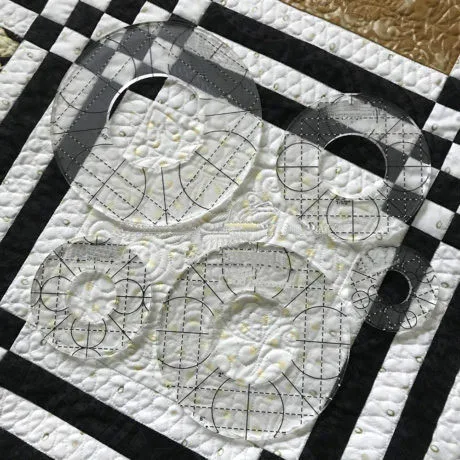 

Quilters Template Ruler Every Circle Set of 5 for Domestic Low Shank Sewing Machine Thickness #QTSKCS5