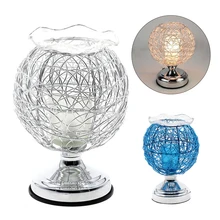 С регулируемой яркостью ароматерапия гнездо Настольная лампа, электро ароматизатор, эфирное масло лампа воздуха Арома-диффузор ночной Светильник домашнего декора Рождества