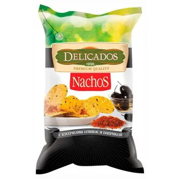 

Food Grocery Snacks, chips, crackers Chips, Fruit Chips Delicados 949507