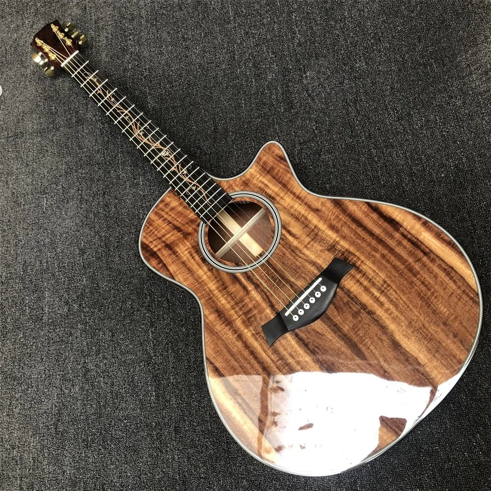 Акустическая гитара KOA K24c винтажная looking K24 vine inlays K24ce акустическая электрогитара