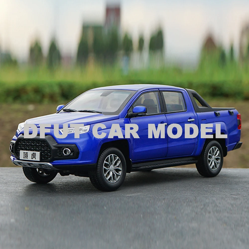 1:18 Alloy Toy Vehicles JMC YU HU Pickup Car Model Of Children's Toy Cars Original Authorized Authentic Kids Toys