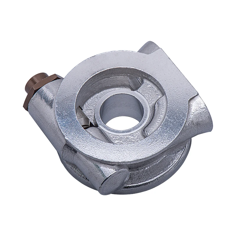 Oil Cooler Filter Sandwich Plate Thermostat Adaptor AN8 Fittings 3/4" 16-UNF Oil Filter Adapter SW07 oil cooler kit,fuel hose adapter