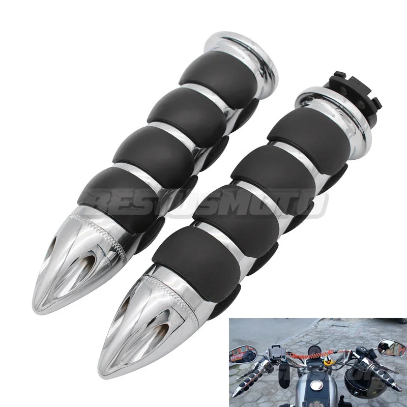 " 25 мм и 7/8" 22 мм заготовки резиновые рукоятки для Harley Honda Kawasaki Suzuki Yamaha велосипеды крейсер Чоппер на заказ