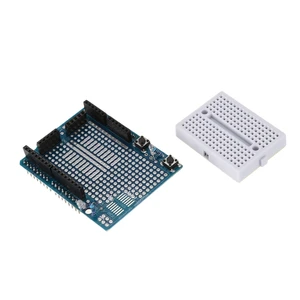 Arduino Prototyping Prototype Shield Proto Shield With Mini Breadboard