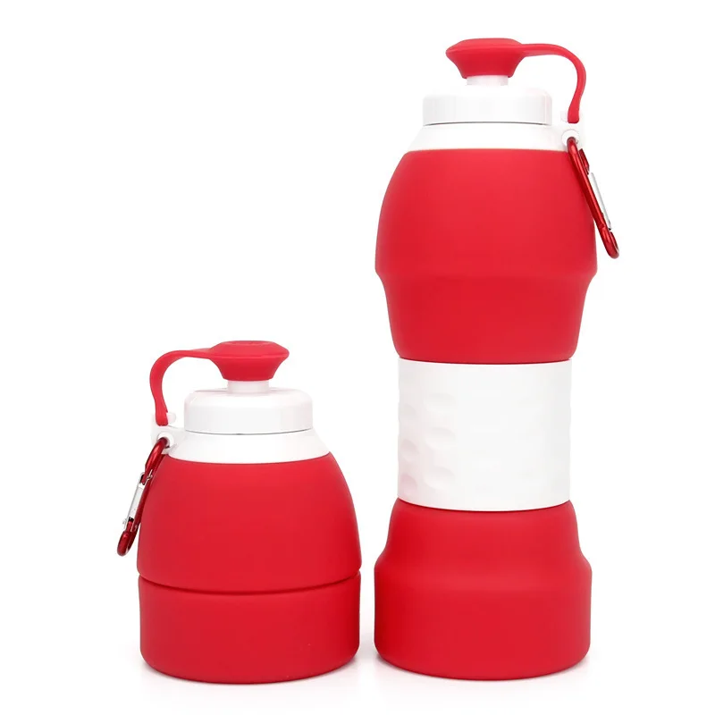 

Currently Available Foldable Kettle Outdoor Sports Portable Silicone Cup for Water Mountain Climbing Running Extendable Water Bo