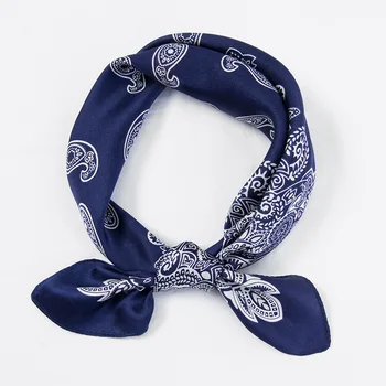 

2020 New Brand Winter Scarf 100% Silk Scarves Small Female Pashmina Poncho Foulard Bandana Shawl Spring Square Hijab 53*53 Cm