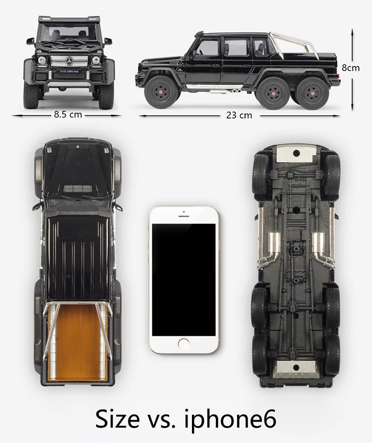 Us 1708 44 Offwelly Diecast 124 Scale Model Car Mercedes Benz G63 Amg 6x6 Classic Truck Off Road Vehicle Metal Alloy Toy Car For Kids Gift On