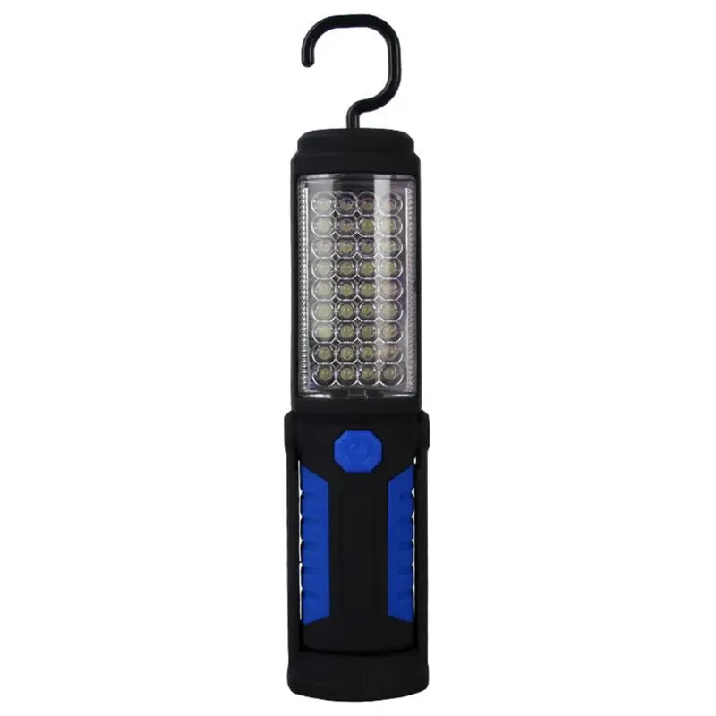 COB LED Inspection Lamp Work Light Battery-Operated Flexible Flashlight With Magnetic Base For Outdoor Camping Emergency E65B