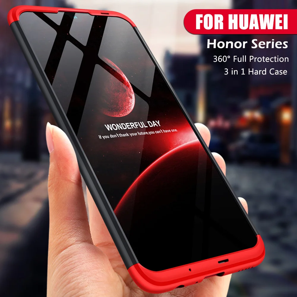 huawei pu case 360 Degree PC Matte Phone Case for Huawei Honor 20 Pro 20i Honor 10i 9X 8A 8C 8X Full Cover Shockproof Cases Huawei dustproof case