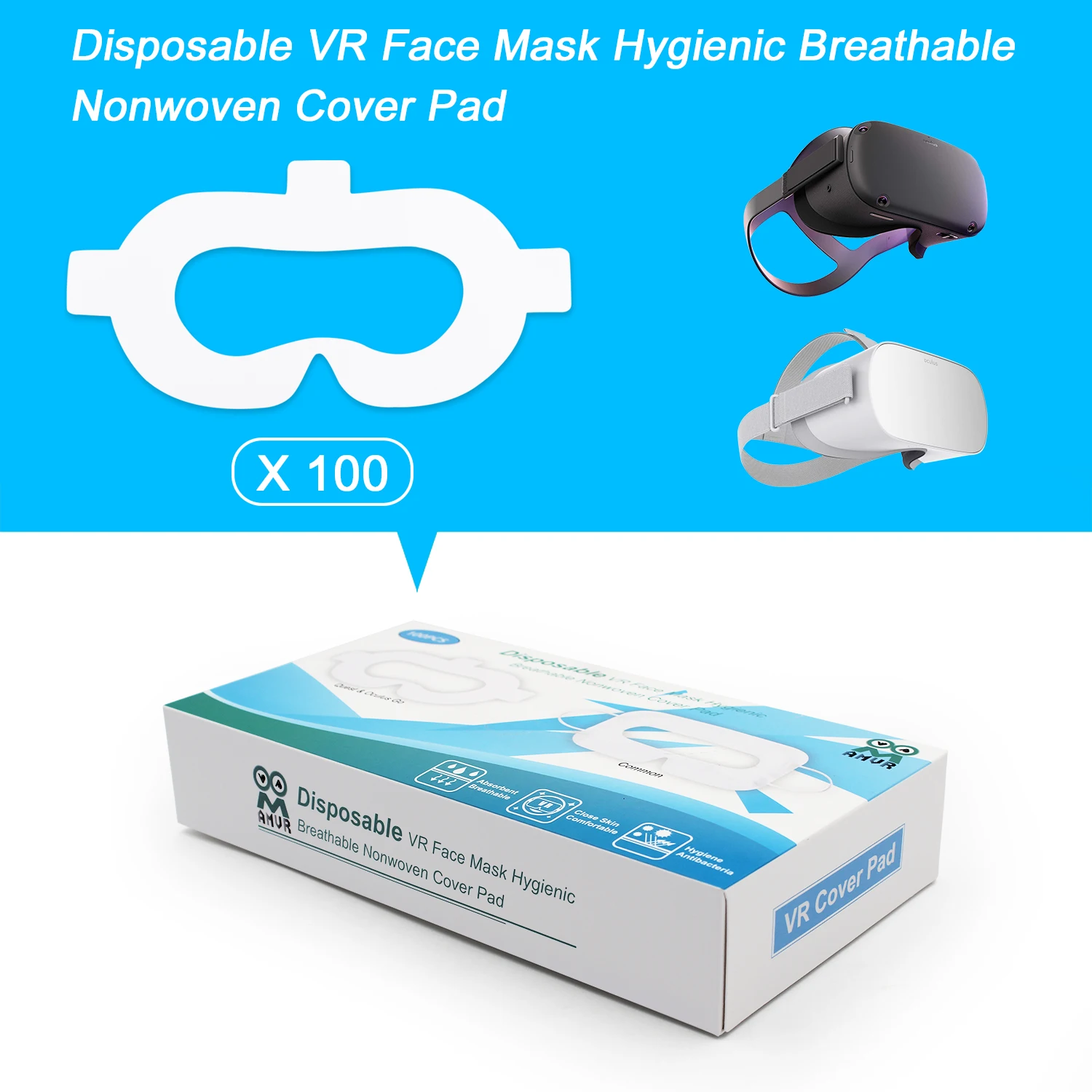 vr mask 100pcs disposable face cover mask vr mask 100pcs disposable face cover mask