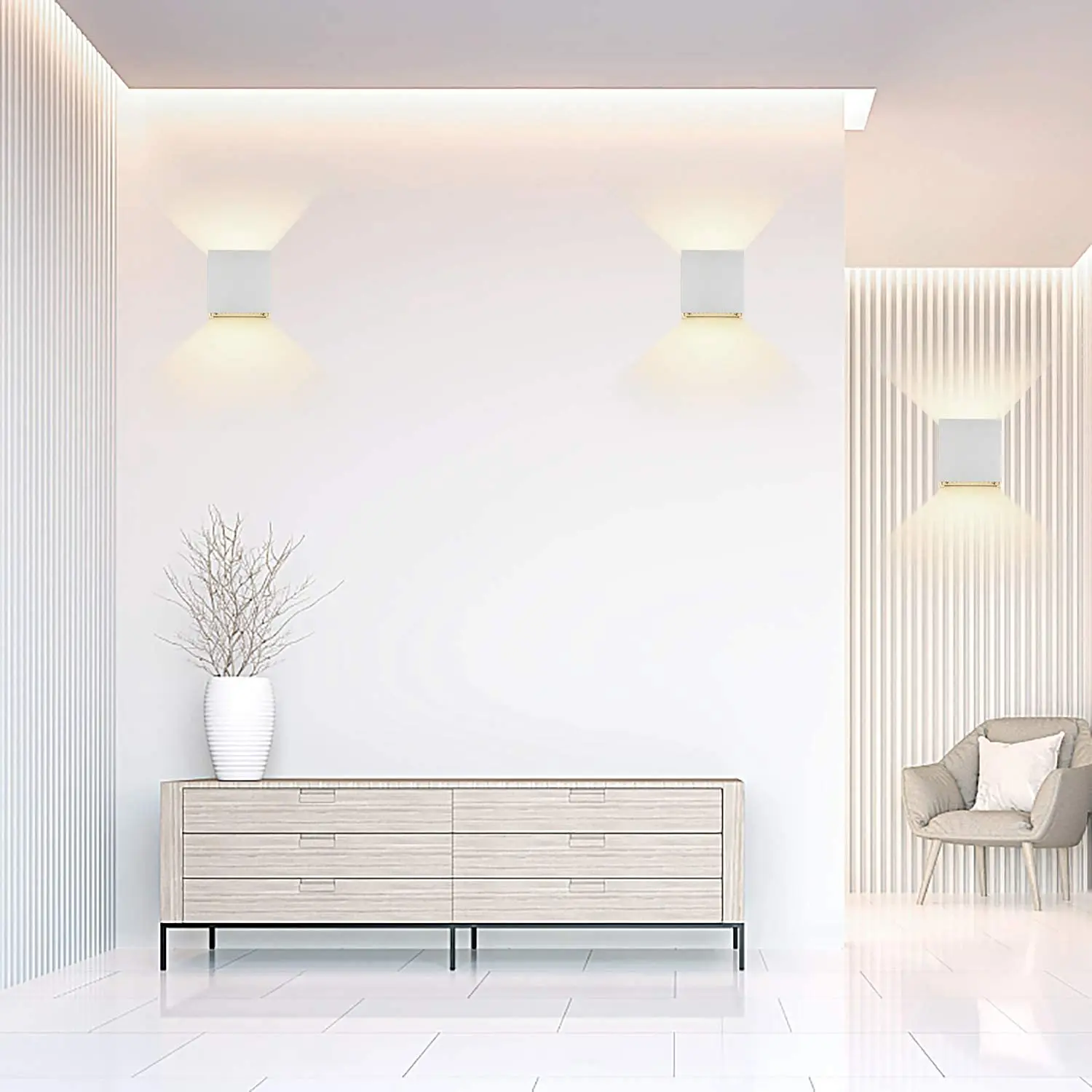 12W LED Waterproof Wall Light Indoor Outdoor IP65 Porch Garden Wall Lamp Sconce Balcony Terrace Decoration Lighting Lamp