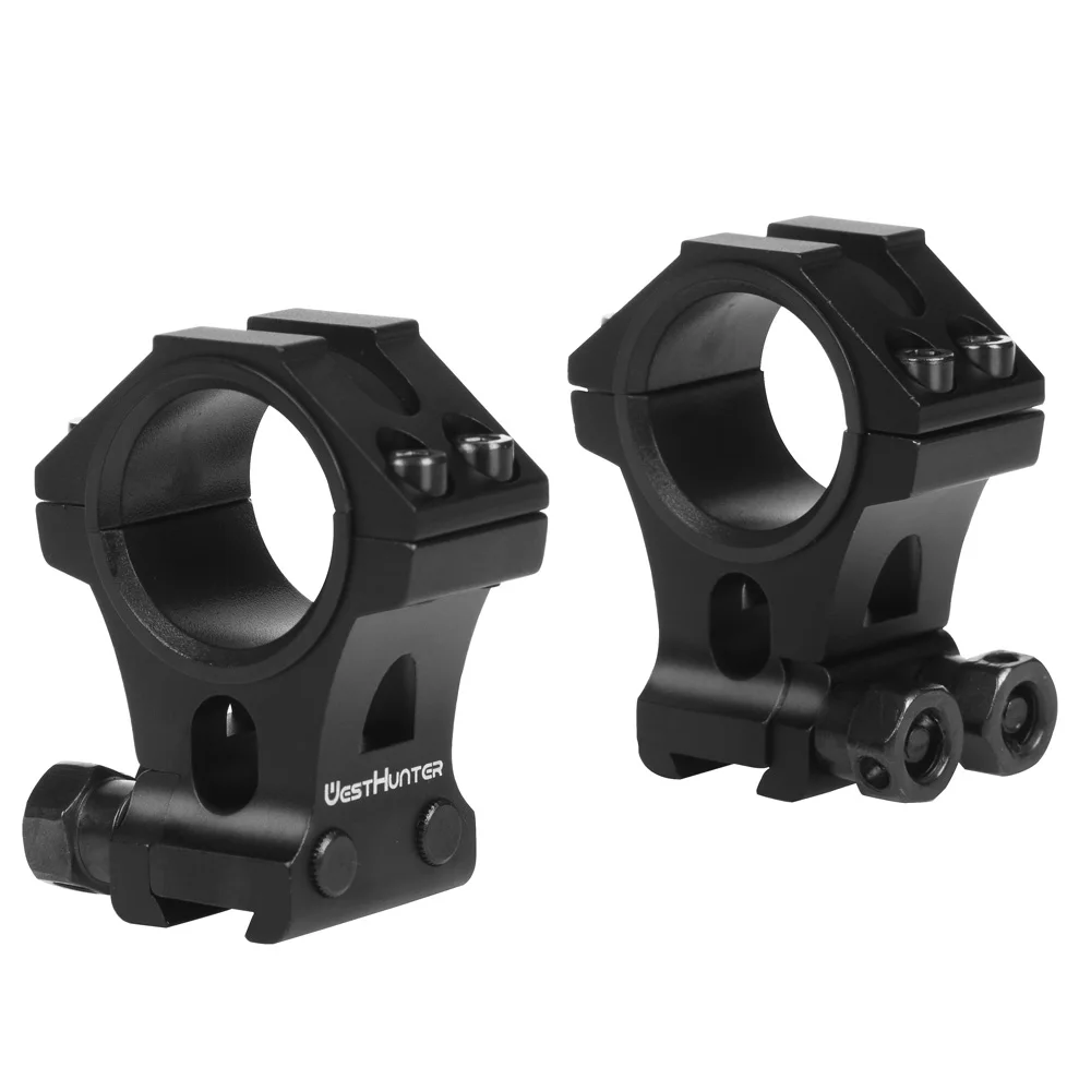 

WESTHUNTER High Profile 11mm Dovetail Rail Hunting Scope Mount Tactical Riflscope Rings Holder Fits 25.4MM/30MM Diameter