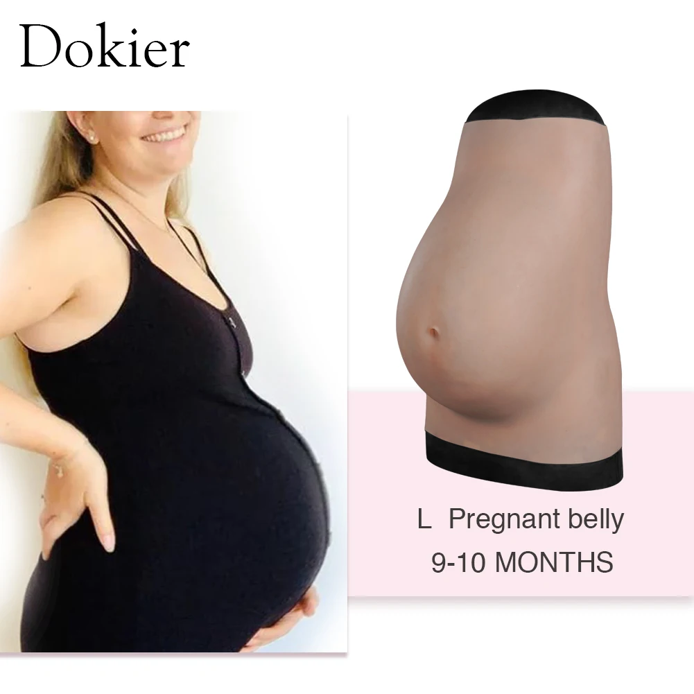 Dokier forme mammarie in Silicone pancia artificiale per bambini pancia  finta gravidanza urto incinta per Film Cosplay - AliExpress