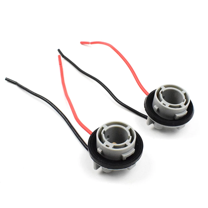 2Pcs 1156 전구 소켓 BA15S 램프 홀더 P21W 어댑터베이스 커넥터