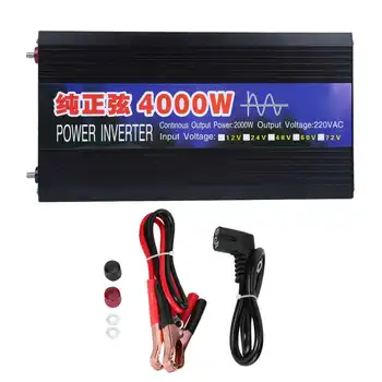 

4000W DC to AC Converter Pure Sine Inverter DC to AC Converter Car DC/AC Inverters Dual Digital Display