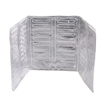 

2pc Oil Baffle Plate Kitchen Stove Foil Cooking Insulation Sheet Splash Proof Oil Removal Baffle Aluminium 2020 Dropshipping