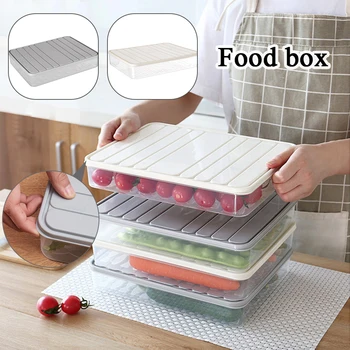 

Container With Lid Sealed Crisper Refrigerator Crisper Food Storage Food Fresh Keeping Storage Box Fresh Spacer Organizer Case