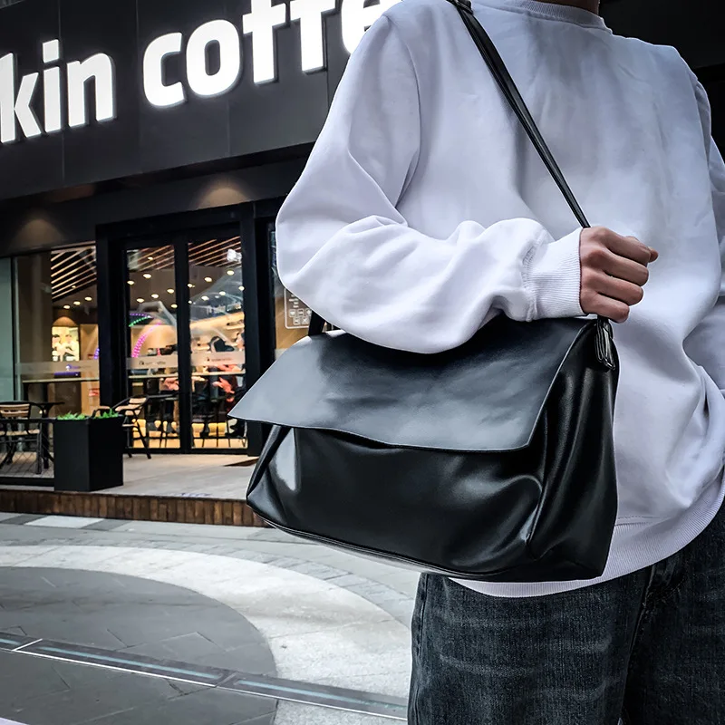 

2020 New Style WOMEN'S Bag Fashion Shoulder Bag Women's Korean-style Casual Shoulder Bag Solid Color Large-Volume Lady Bag