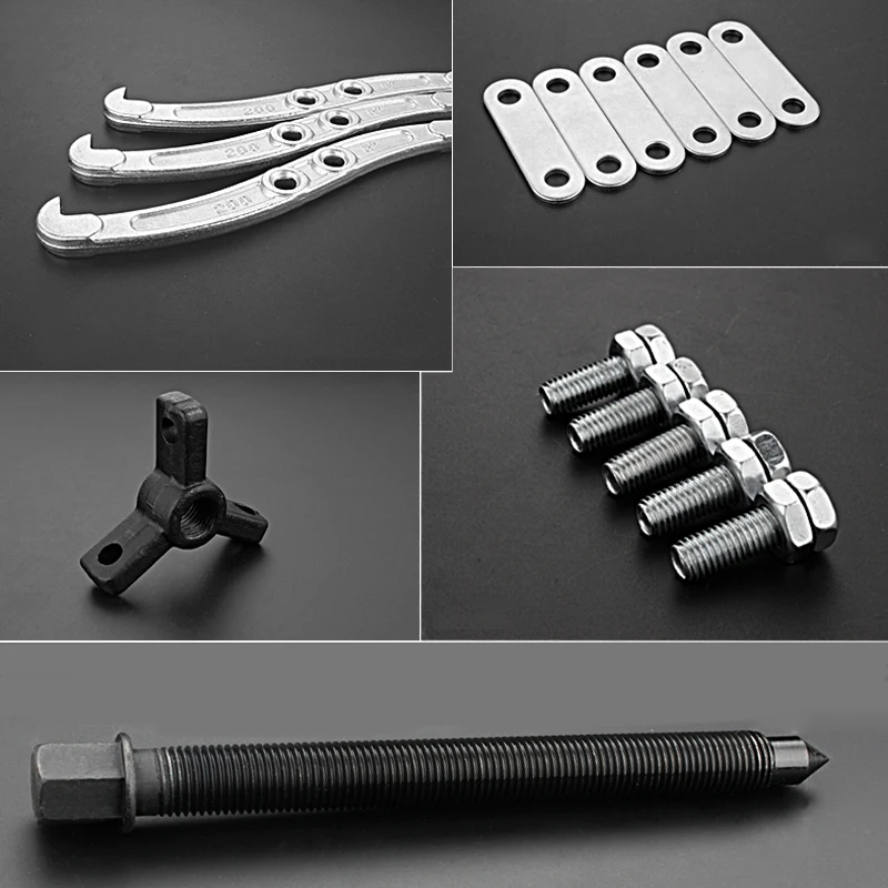 

Piece 3 Jaw Leg Bearing Gear Hub Steel Puller Set Internal External Remover Tool