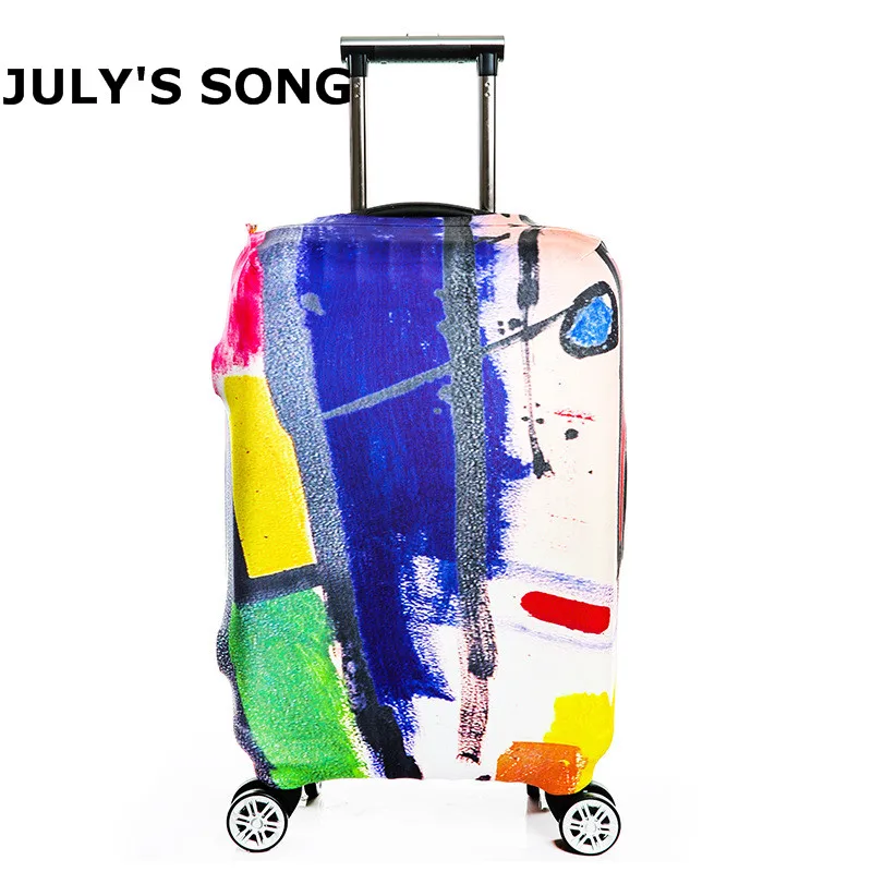 Чехол JULY'S SONG для путешествий S/M/L/XL, чехол для костюма, эластичный защитный чехол, чехол на колесиках, аксессуары для путешествий, чехлы для багажа