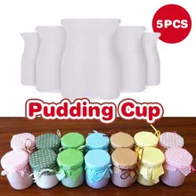 Прозрачная емкость для смузи 5 шт. одноразовый Лед Крем торт салат чашки для десерта экономичная пластиковая кухонная посуда свадебное молоко