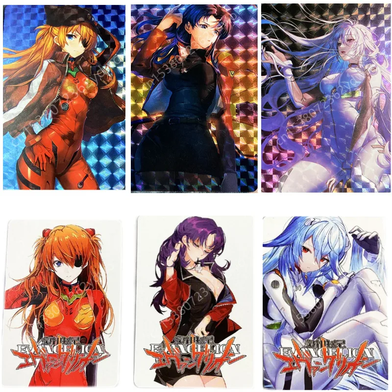 3 шт./компл. мультфильм ACG EVA аниме NEON GENESIS EVANGELION Asuka Langley Soryu Ayanami Рей коллекция Flash