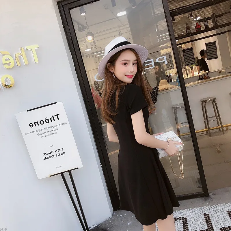 

Short Short-height WOMEN'S Dress Spring Summer And Small Dress Slim Fit Slimming Underwear Base Short Skirt 2020