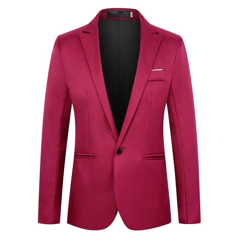 8 Colors NEGIZBER 2019 New Autumn Men's Blazer Solid Slim Fit Single Breasted Blazers Men Suits Smart Casual Male Formal Blazers