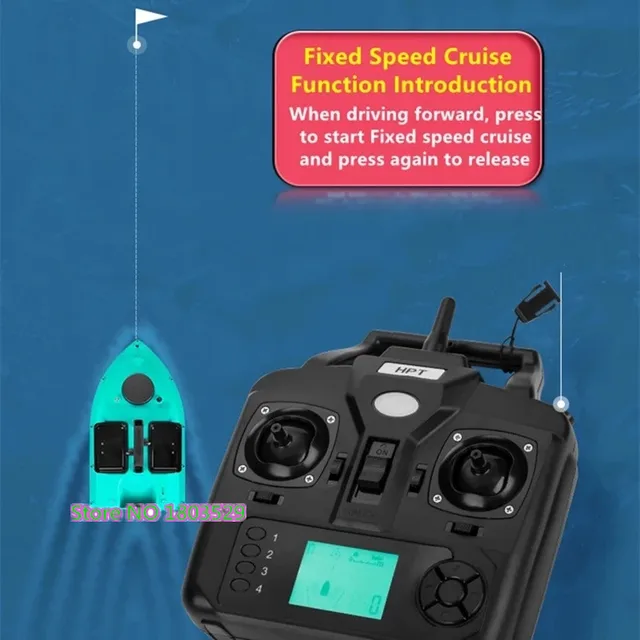 Update Profession RC GPS Fishing Bait Boat Fish Finder 2kg Bait Loading 500M 3 Hopper GPS Dual Position 16Pcs Point Nest VS V18 3