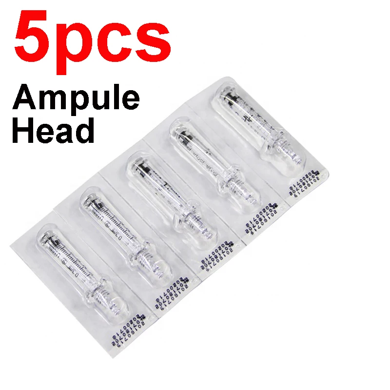 0.3M 5pc amplue head Пистолет с гиалуроновой кислотой высокого давления, обновление, бесшумная Регулируемая кислотная ручка для защиты от морщин/подъема губ, распылитель гиалурона, ручка, пистолет - Номер модели: 0.3M 5pc amplue head