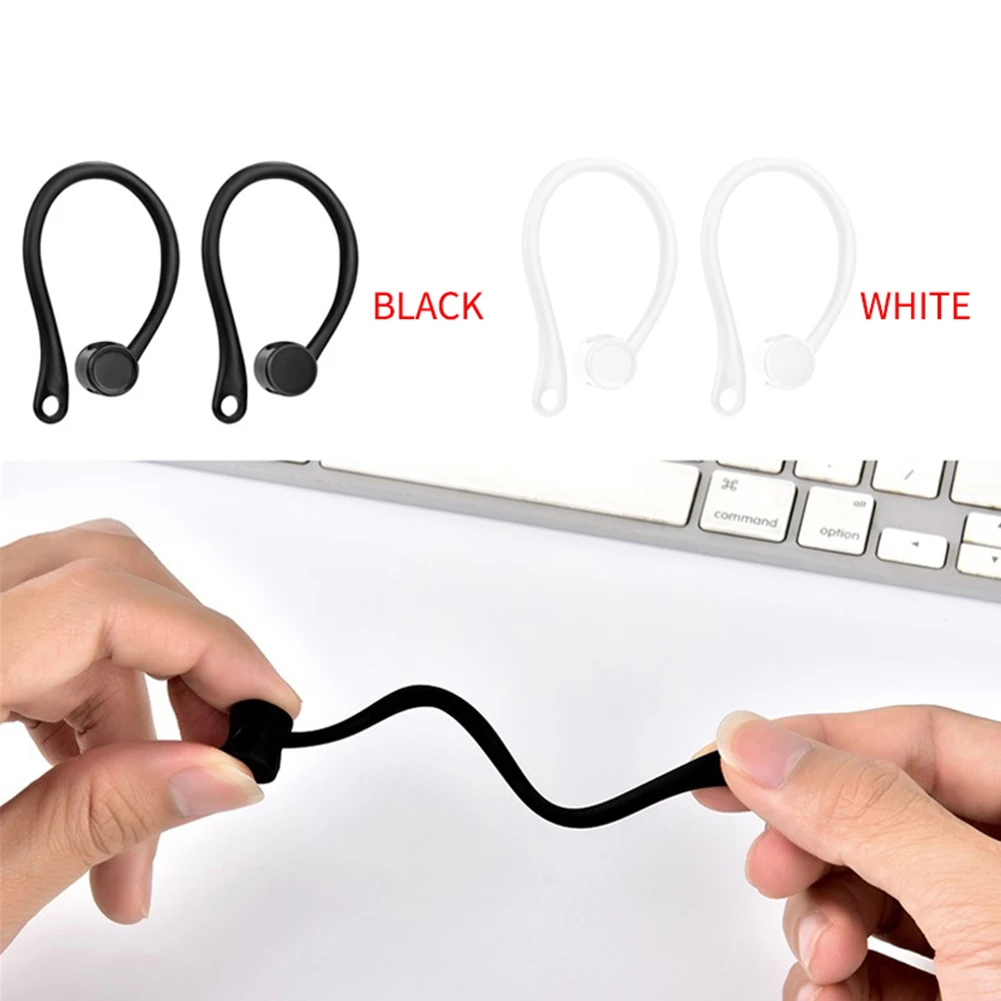 Спортивные Bluetooth наушники, защитные наушники, крючки для Apple AirPods, анти-потеря, силиконовый чехол для наушников, ушные крючки, аксессуары для Airpods