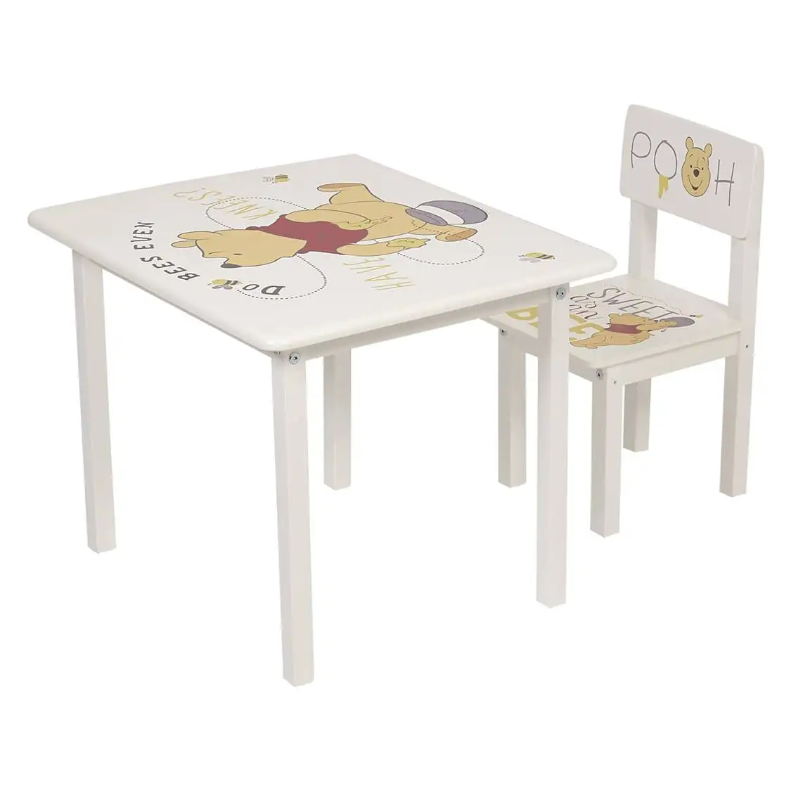 Комплект детской мебели Polini Kids Disney baby 105 S Медвежонок Винни белый 0003050 41|Детские