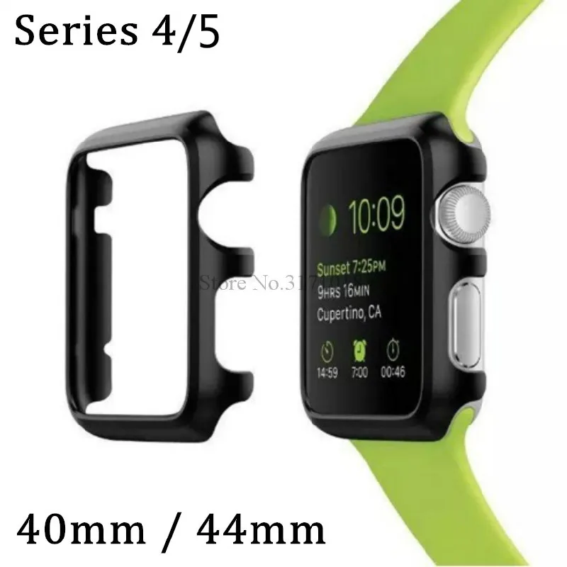 Аксессуары для часов защитный чехол с рамкой из поликарбоната Apple Watch Series 4 5 40 мм 44