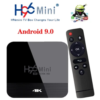 

H96 MINI H8 Android 9.0 tv box 2.4G/5G WiFi Bluetooth 4.0 2GB 16GB USB2.0 1080P H.265 support H96 MINI H8 h96 max h96 mini x96