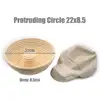 Protruding 22x8.5