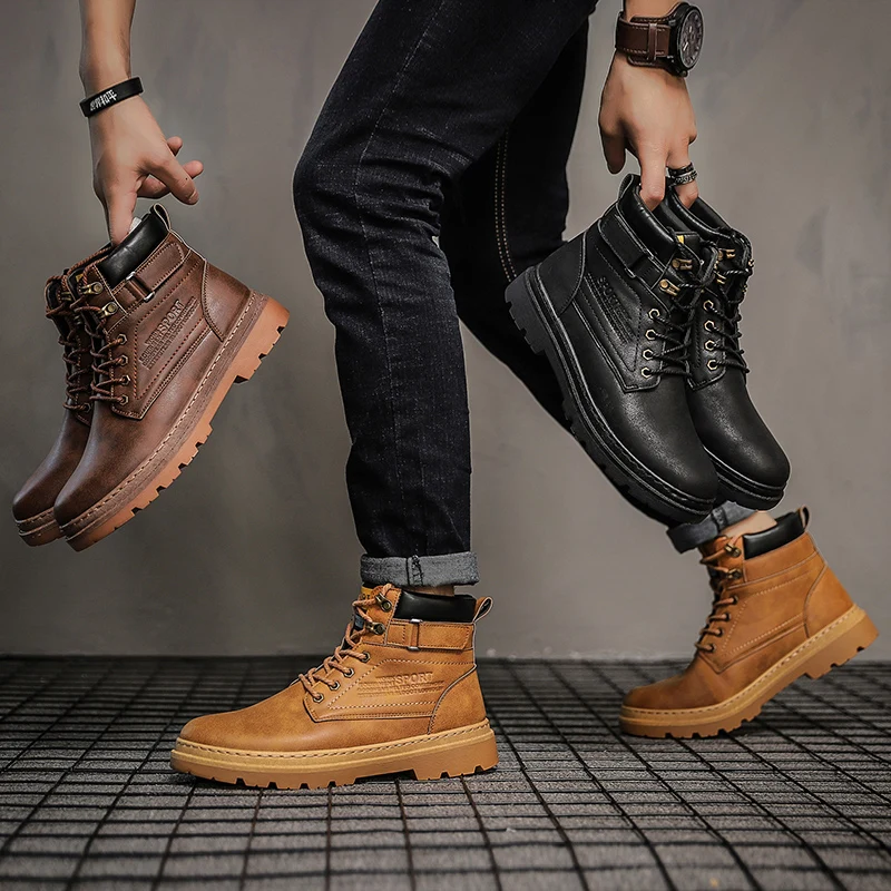 Зимняя обувь; Мужская обувь; теплые мужские ботинки; Мужская обувь; зимние ботинки для взрослых; Мужская зимняя обувь; мужские рабочие ботинки