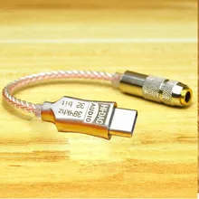 New USB Type C To 3 5mm Jack Audio Adapter Portable HIFI DAC Headphone Amplifier Decoder Converter For Andoid Win10 Ipad ALC5686