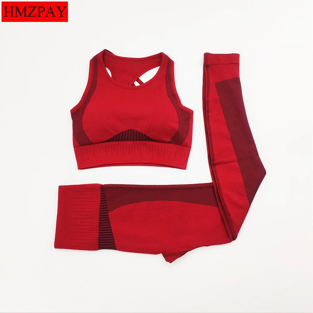 

Комплект для йоги бесшовный из 2 предметов, тренировочная одежда для женщин, спортивный бюстгальтер с мягкими чашечками и спортивные Леггинсы, наряд для фитнеса, тренажерного зала, спортивные костюмы