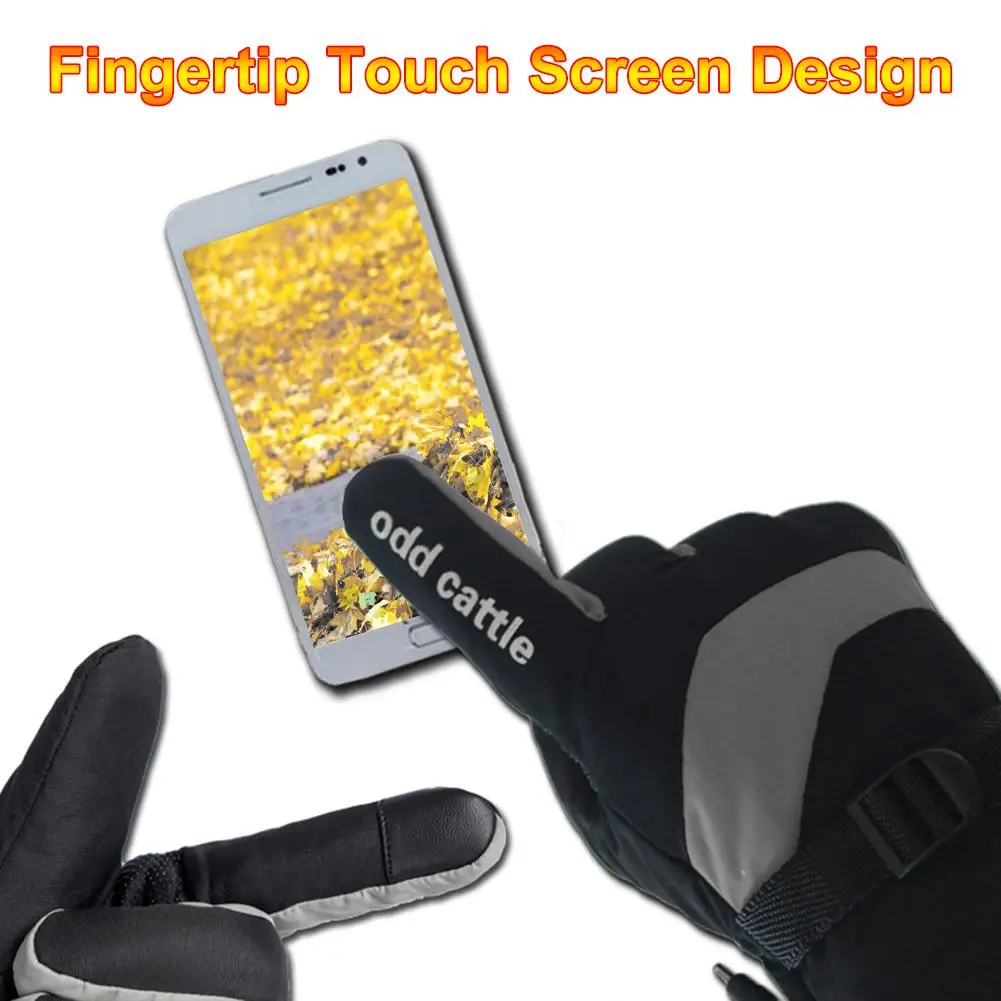 

12V/48-60V Heating Gloves for skiing cycling Charging Heating Gloves Winter Warm Waterproof Men and Women Gloves